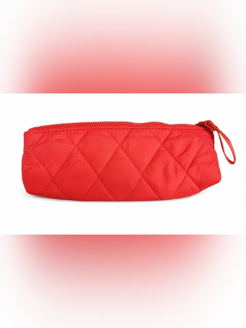 VERA BRADLEY Pencil Pouch In Cayenne School Makeup Bag